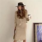 Set: Mock-neck Sweater + H-line Knit Skirt