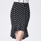 Ruffle Dotted Skirt