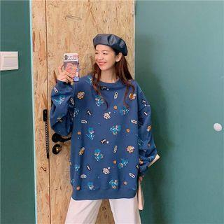 Dinosaur Print Sweatshirt / Camisole Top