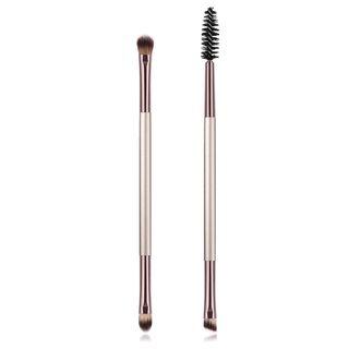 Set Of 2: Dual Head Makeup Brush 023 - 2 Pcs - One Size