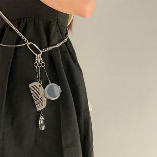 Pendant Body Chain Silver - One Size