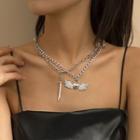 Chain Necklace 1263 - Silver - One Size
