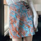 Cardigan / Spaghetti Strap Top / Floral Skirt / Set