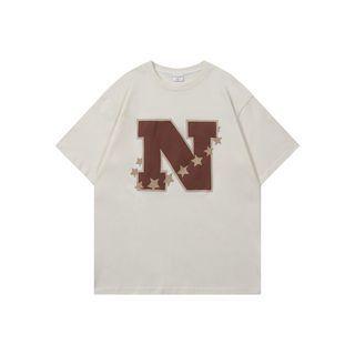 Short Sleeve N Print T-shirt