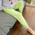 Pastel-color Jogger Pants