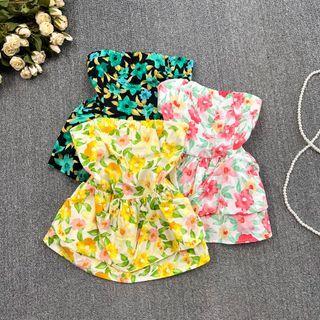 Floral Flowy Tube Top