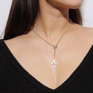 Beaded Cross Necklace