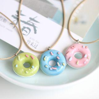 Donut Pendant Necklace