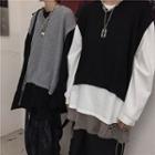 Couple-matching V-neck Knit Vest