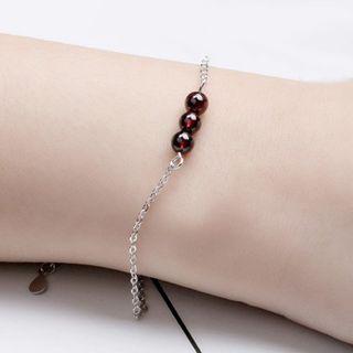Bead Bracelet White Gold - One Size