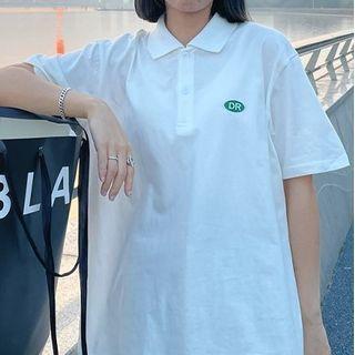 Short-sleeve Polo Plain T-shirt
