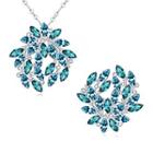 Set: Swarovski Elements Necklace + Brooch