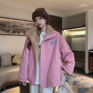 Logo Zip-up Reversible Jacket