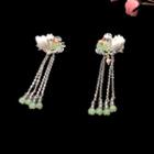 Set Of 2: Swan Fringed Hair Clip G12 - 1 Pair - One Size