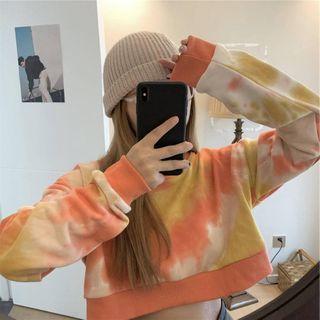 Couple Matching Long-sleeve Tie Dye Sweatshirt