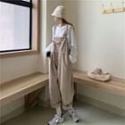 Wide-leg Jumper Pants / Long-sleeve T-shirt