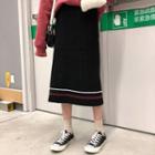 Knitted Accordion Pleat Skirt
