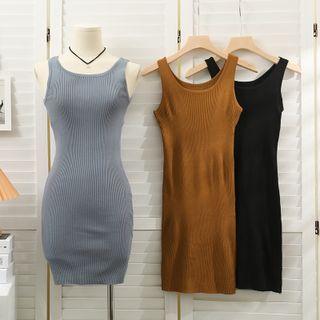 Skinny Knit Tank Dress