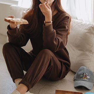 Set: Pullover + Flap Jogger Pants