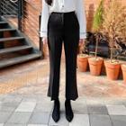 Colored Semi-boot-cut Dress Pants In 2 Lengths