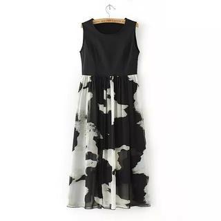 Dyed Sleeveless Dress