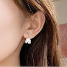 Flower Resin Alloy Earring 1 Pair - White - One Size