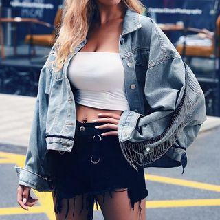 Dropped Shoulder Denim Jacket