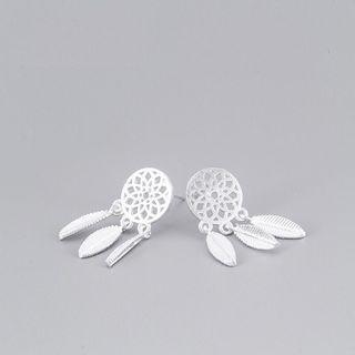 925 Sterling Silver Dream Catcher Earring