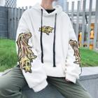 Kangaroo Pocket Embroidered Hoodie