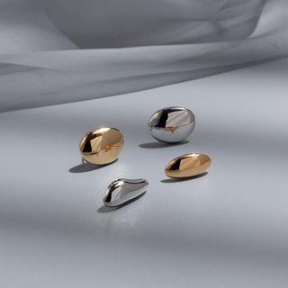 Polished Alloy Bead Earring