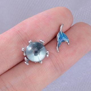 Mismatch Mermaid Tail Earring