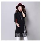 Houndstooth Double-breasted Trench Coat