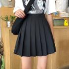 Plain Accordion Pleat Skirt