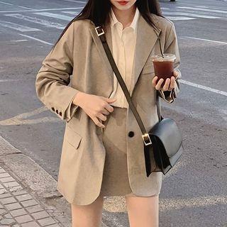 Blazer / Mini Fitted Skirt