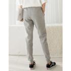 Plus Size Piped Pocket-side Jogger Pants