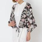 Floral Print Chiffon Jacket