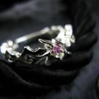 Hand Made Pink Sapphire Sterling Silver Ring