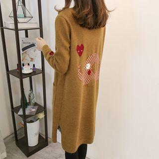 Elephant Long Knit Cardigan