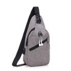 Buckled Sling Bag With Usb Charging Port