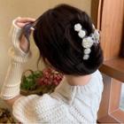 Rose Hair Clip Beige - One Size