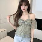Lace Slim-fit Halter Top