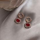 Rhinestone Huggie Earring