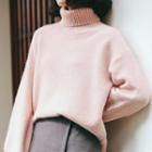Turtleneck Long-sleeve Sweater