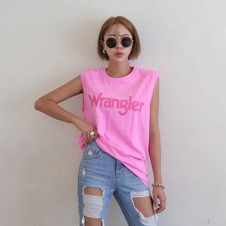 Wrangler Printed Colored Sleeveless Top