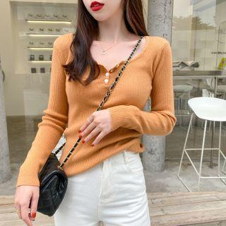 Lightweight Knit Henley In 9 Colors