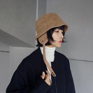 Lambswool Bucket Hat With Ear Flap