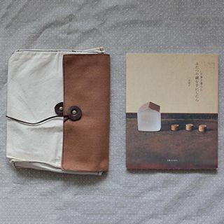 Panel Canvas Clutch