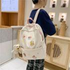 Canvas Backpack / Bear Bag Charm