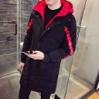 Embroidered Mock Two-piece Parka