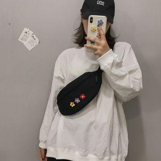 Flower Canvas Belt Bag